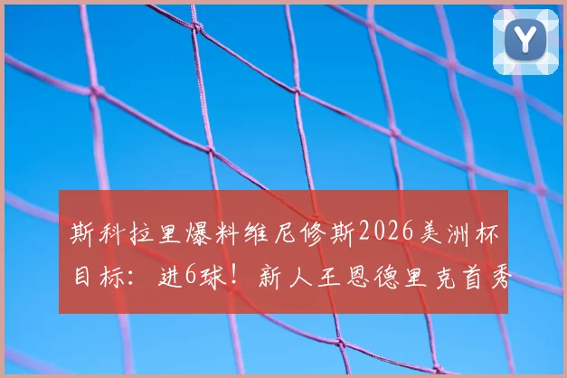 斯科拉里爆料维尼修斯2026美洲杯目标：进6球！新人王恩德里克首秀在即